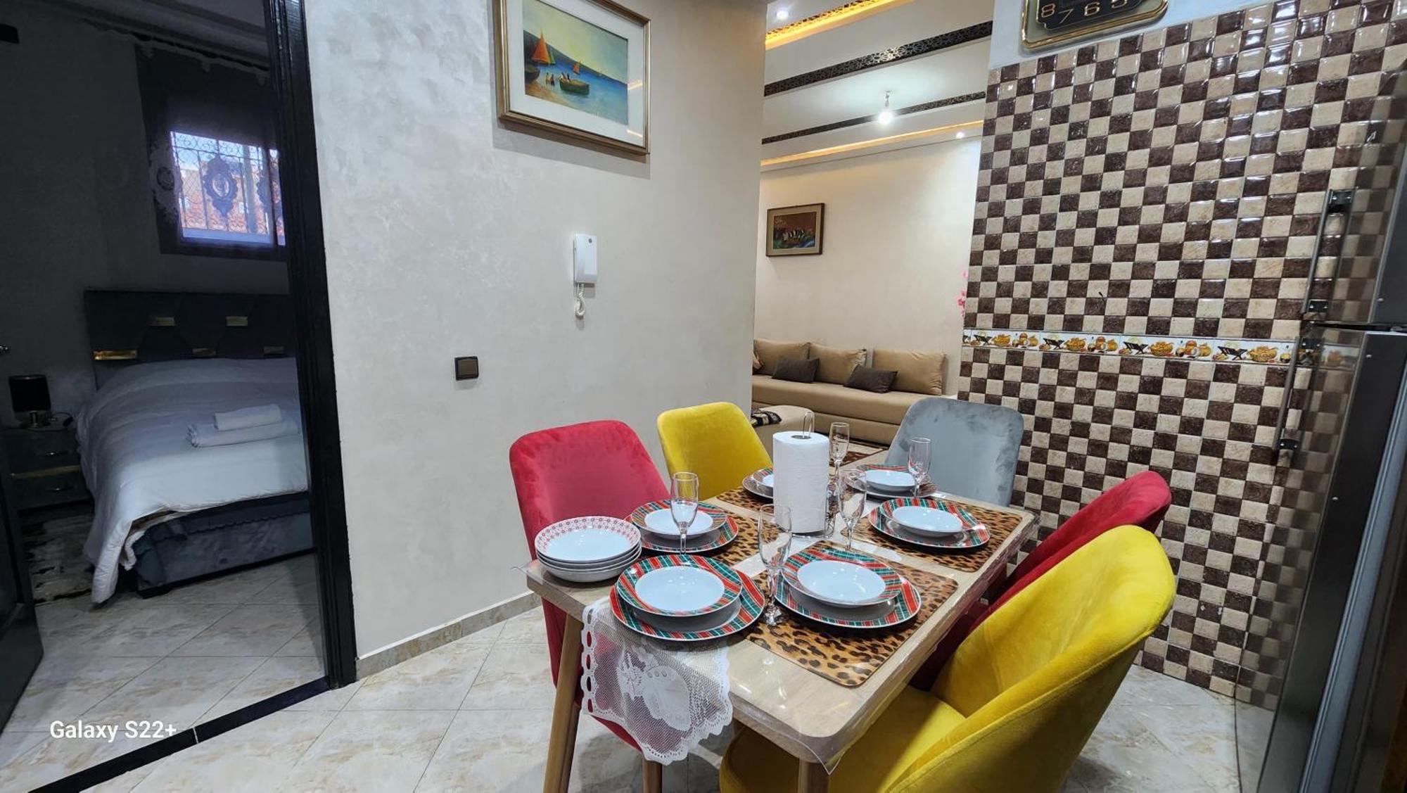 Appartement 7 Min De L'Aeroport De Marrakech มาร์ราเกช ภายนอก รูปภาพ