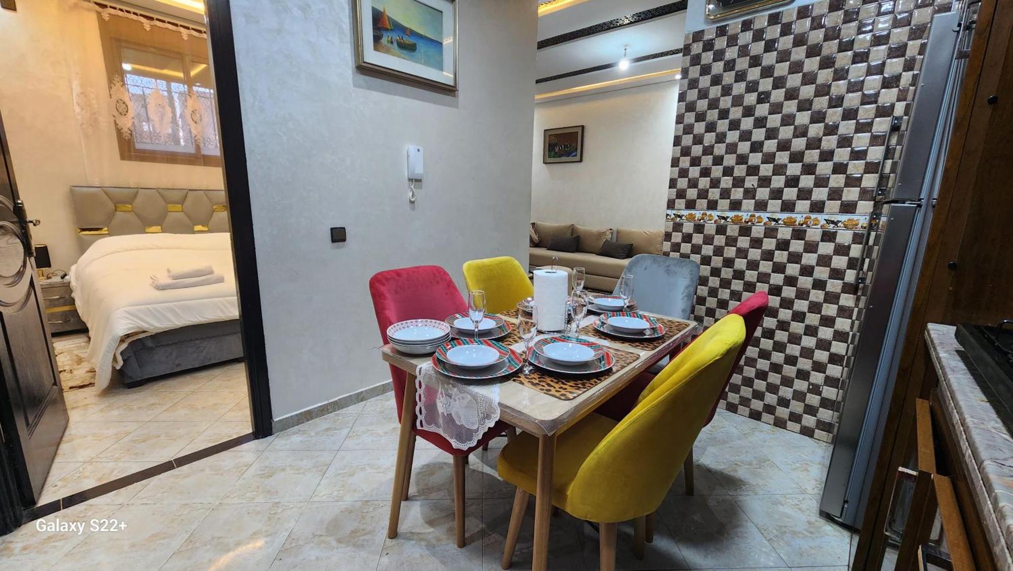 Appartement 7 Min De L'Aeroport De Marrakech มาร์ราเกช ภายนอก รูปภาพ
