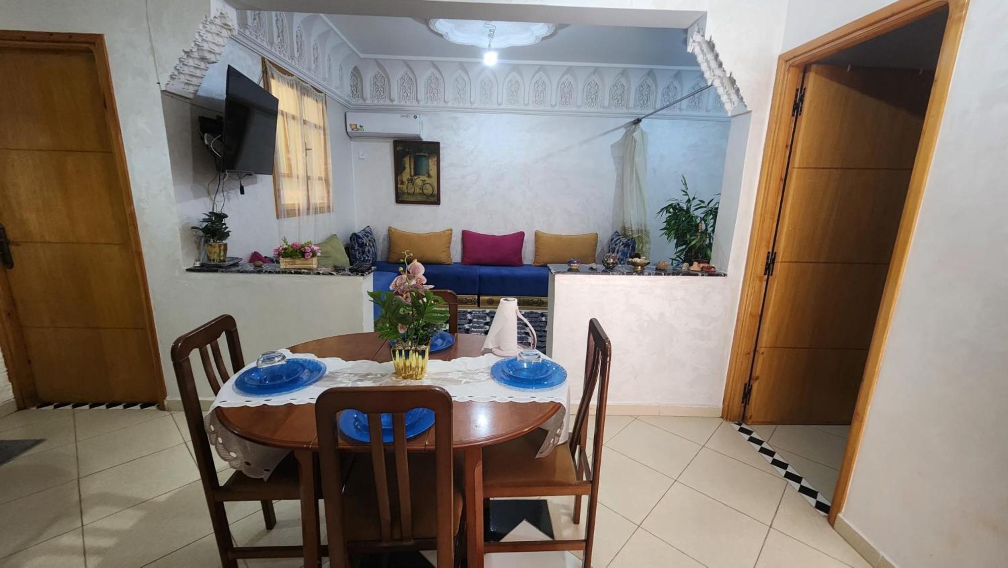 Appartement 7 Min De L'Aeroport De Marrakech มาร์ราเกช ภายนอก รูปภาพ